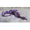 Chinese Purple Stone Pendant Necklace embroidered with Sugilite stones