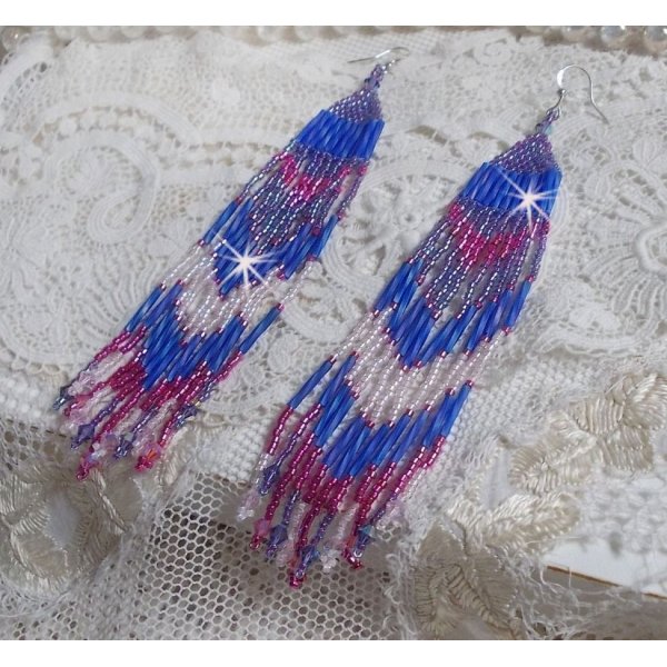 BO Constellation with Swarovski crystals, Miyuki beads and Tubes