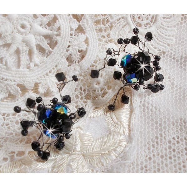 BO Douce Nuit with Swarovski crystal spinning tops and glass facets