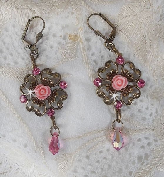 BO Irresistible Eden Collection with these Swarovski crystals mounted on bronze candle holders