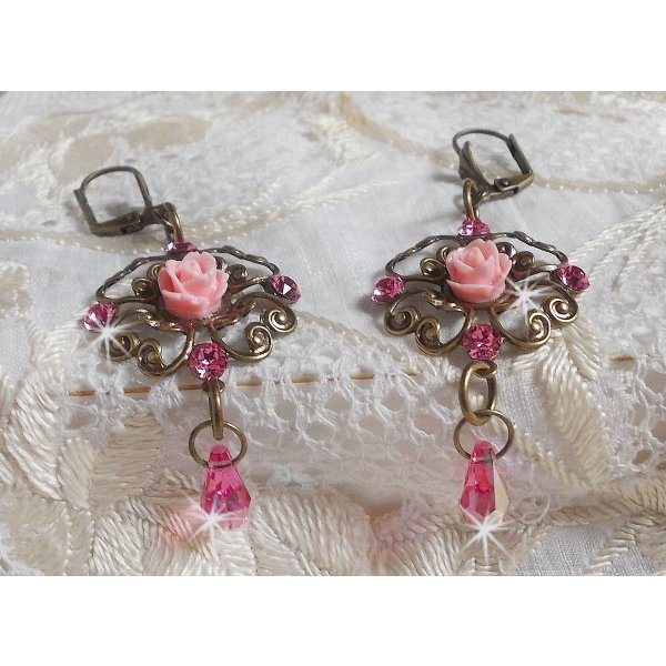 BO Irresistible Eden Collection with these Swarovski crystals mounted on bronze candle holders