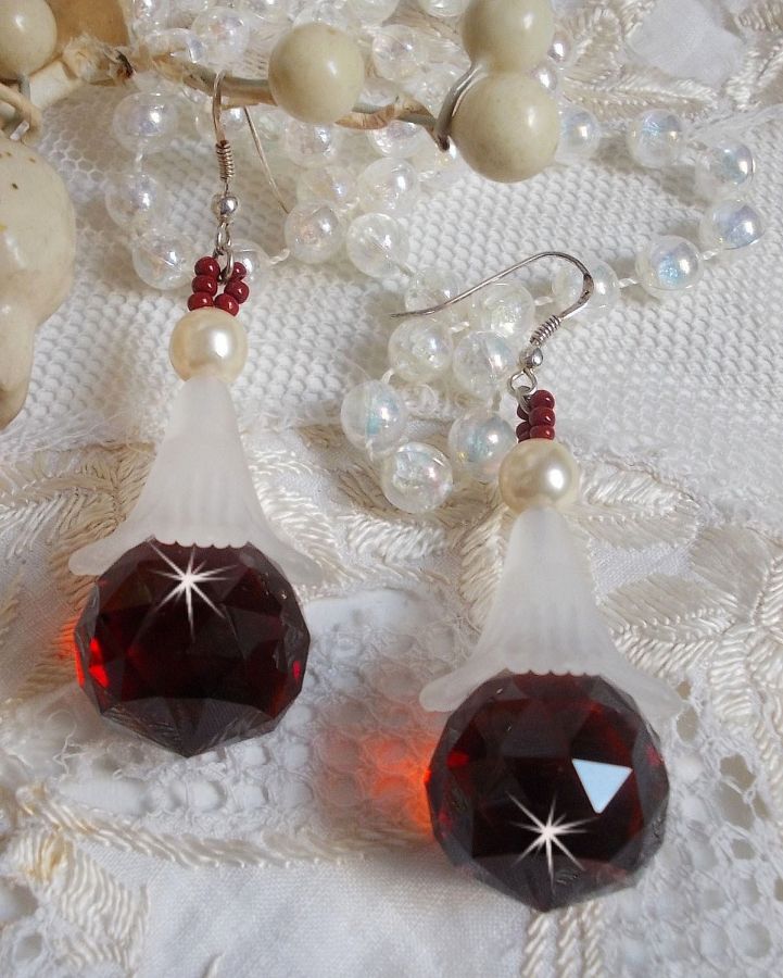 BO Marielle with Swarovski crystals and faceted Bohemian crystal balls