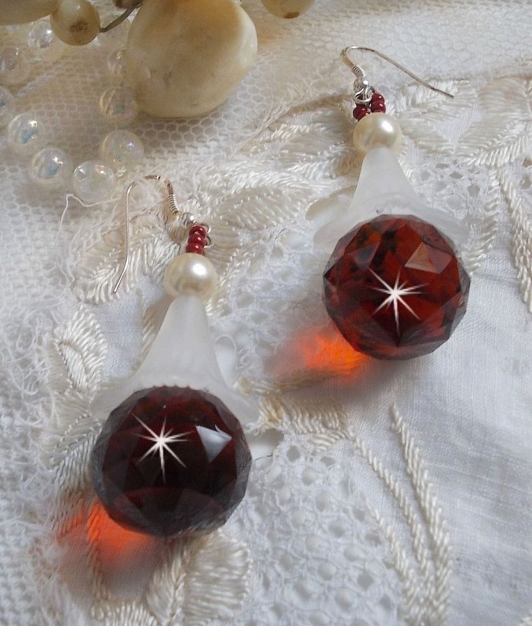 BO Marielle with Swarovski crystals and faceted Bohemian crystal balls