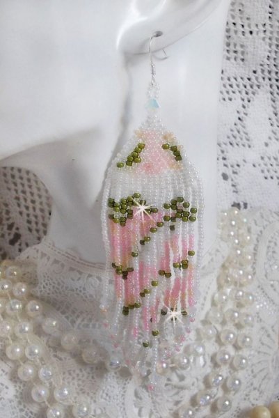 BO Matin Lumineux with Japanese rocks and Swarovski crystals