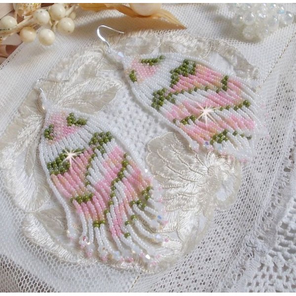 BO Matin Lumineux with Japanese rocks and Swarovski crystals