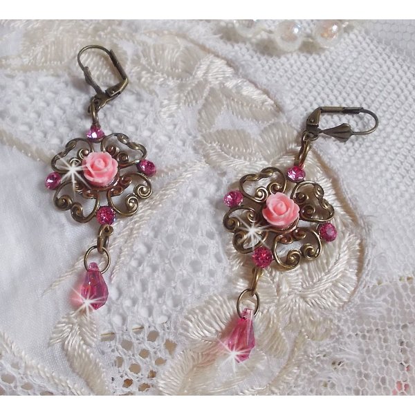 BO Irresistible Eden Collection with these Swarovski crystals mounted on bronze candle holders