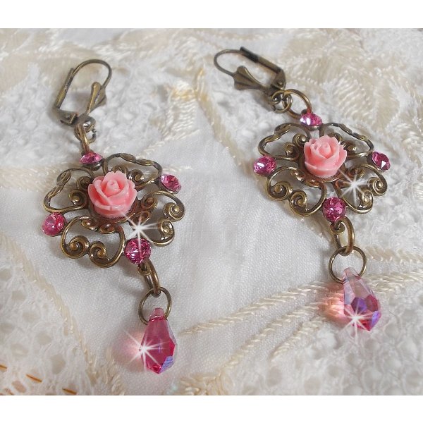 BO Irresistible Eden Collection with these Swarovski crystals mounted on bronze candle holders