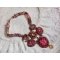 Majestic Crystal Haute-Couture Necklace with cabochons, Swarovski crystal bicones, glass beads and high quality seed beads