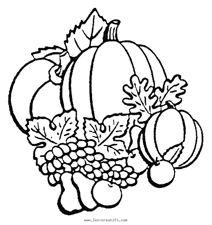 coloriage automne