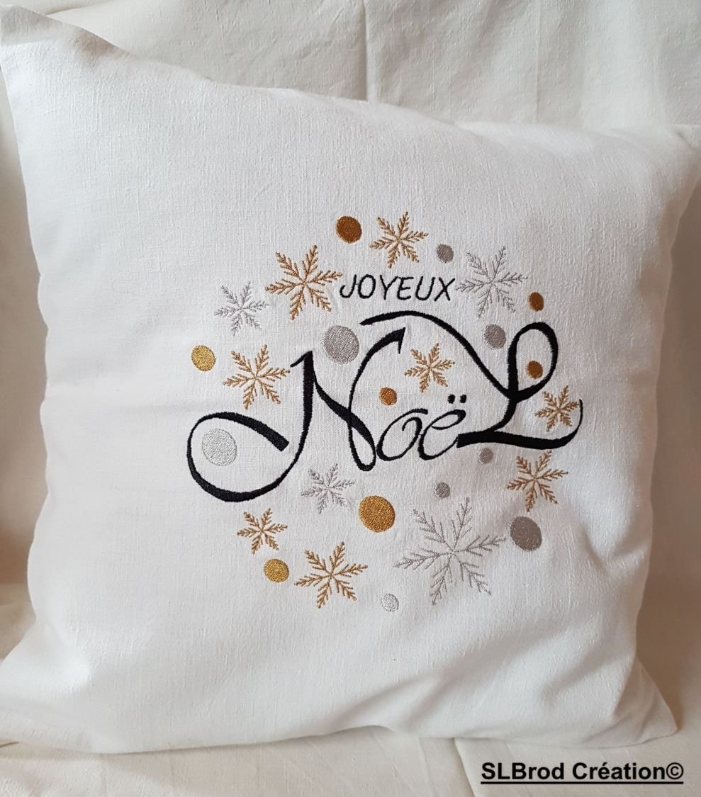 Cushion cover Starry ball Merry Christmas
