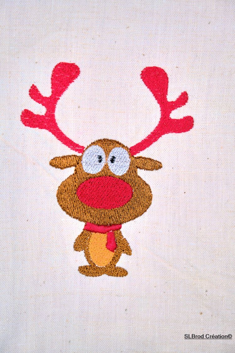 Small reindeer Christmas pouch