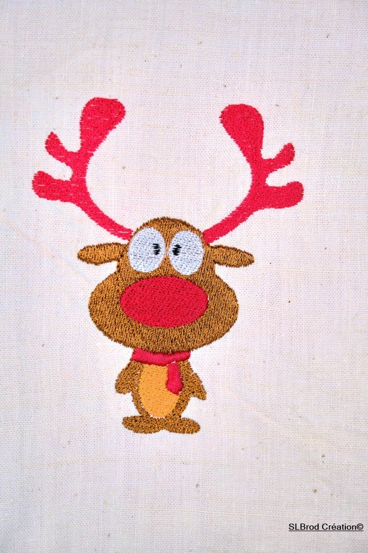 Small reindeer Christmas pouch