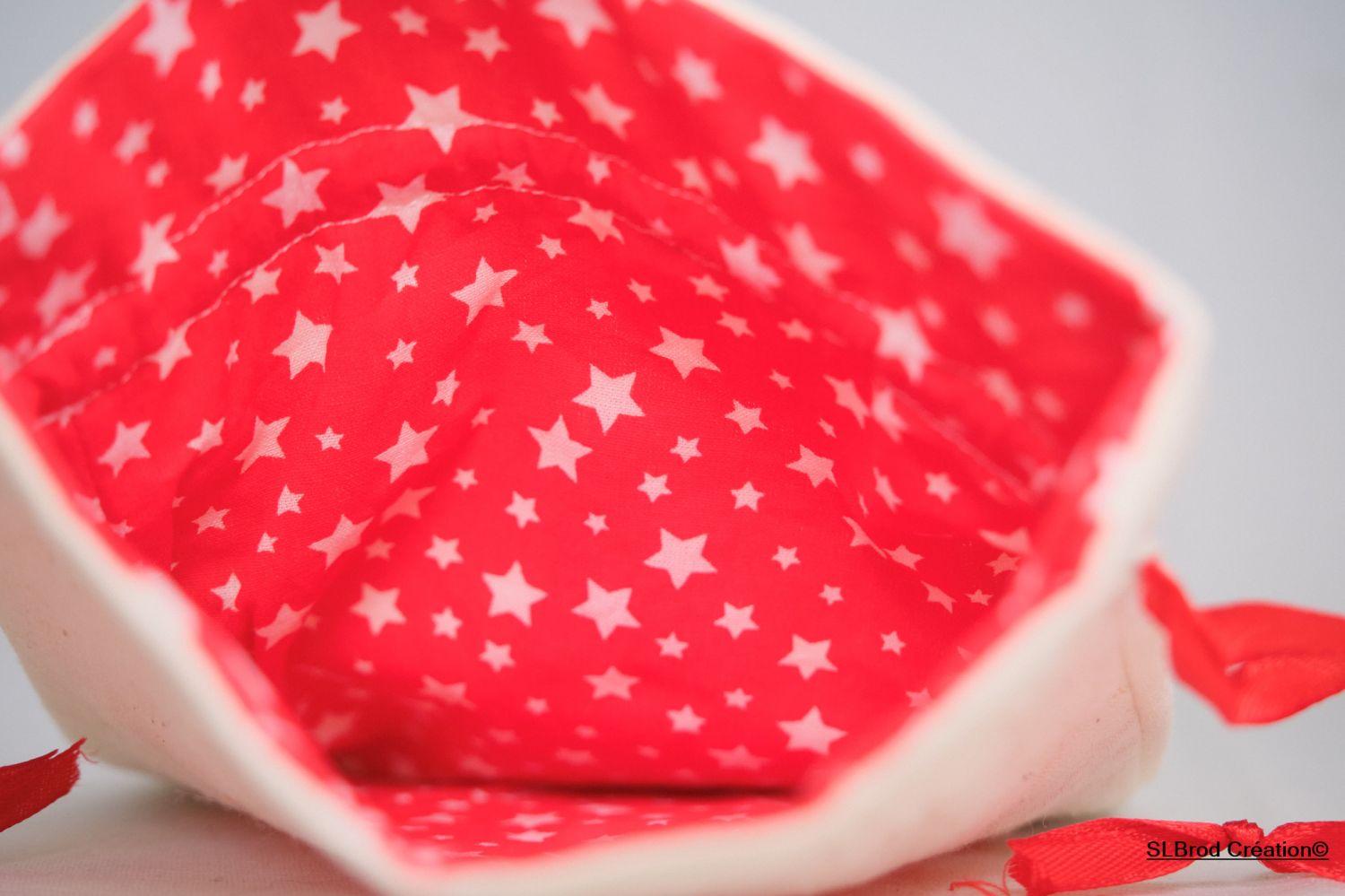Little Santa's face Christmas pouch