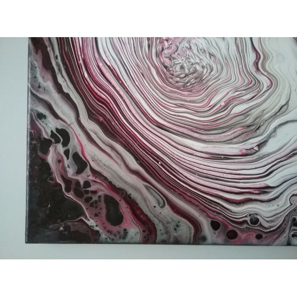 Peinture abstraite - Crat&egrave;re de Mars