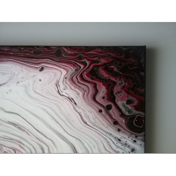 Peinture abstraite - Crat&egrave;re de Mars