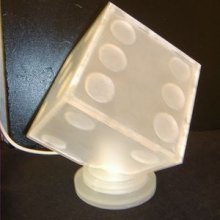 Lampe design "Dé"